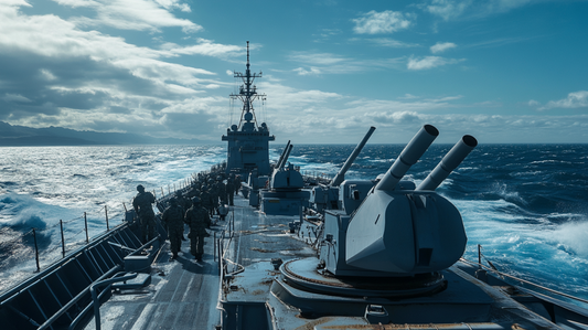 Naval cannons