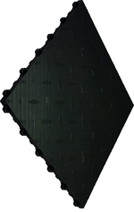 Swisstrax Diamondtrax Pro Jet Black floor tile