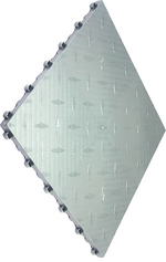 Swisstrax Diamondtrax Pro Pearl Silver floor tile
