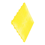 Swisstrax SmoothTrax Pro Citrus Yellow floor tile