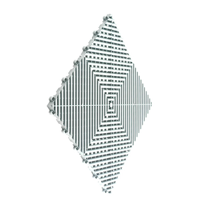 Swisstrax Ribtrax Pro Arctic White floor tile