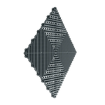 Swisstrax Ribtrax Pro Pearl Grey floor tile