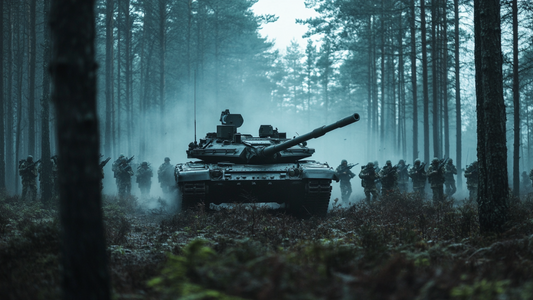 Tank in Forest