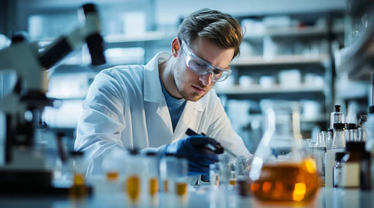 Chemist working on future oil techonologies