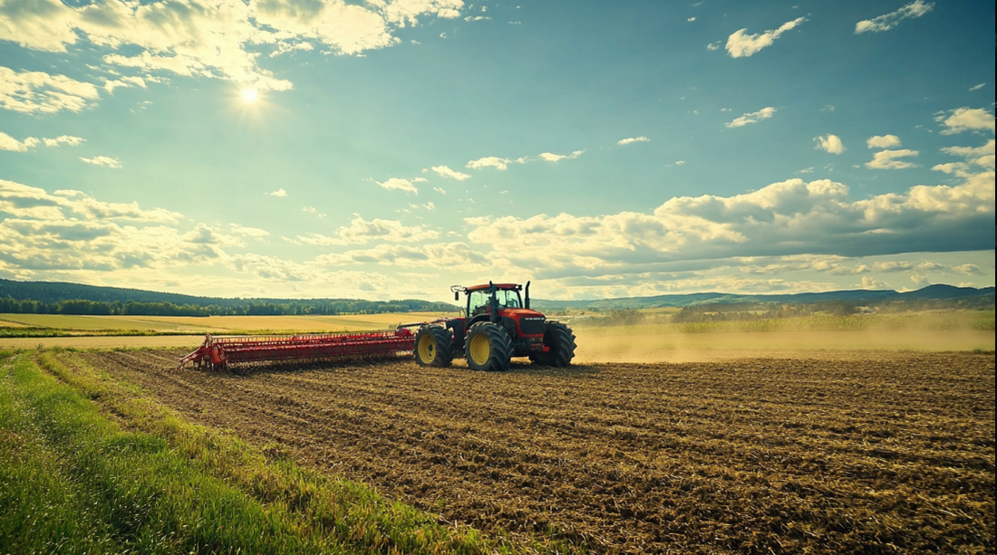 Tractor on a field