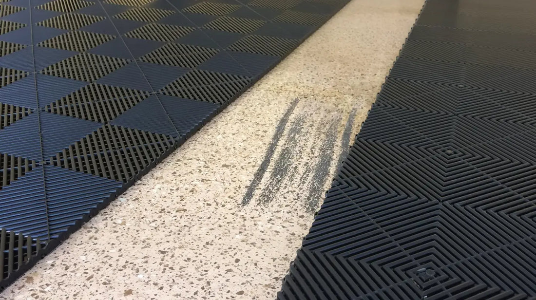 Swisstrax vs Epoxy flooring