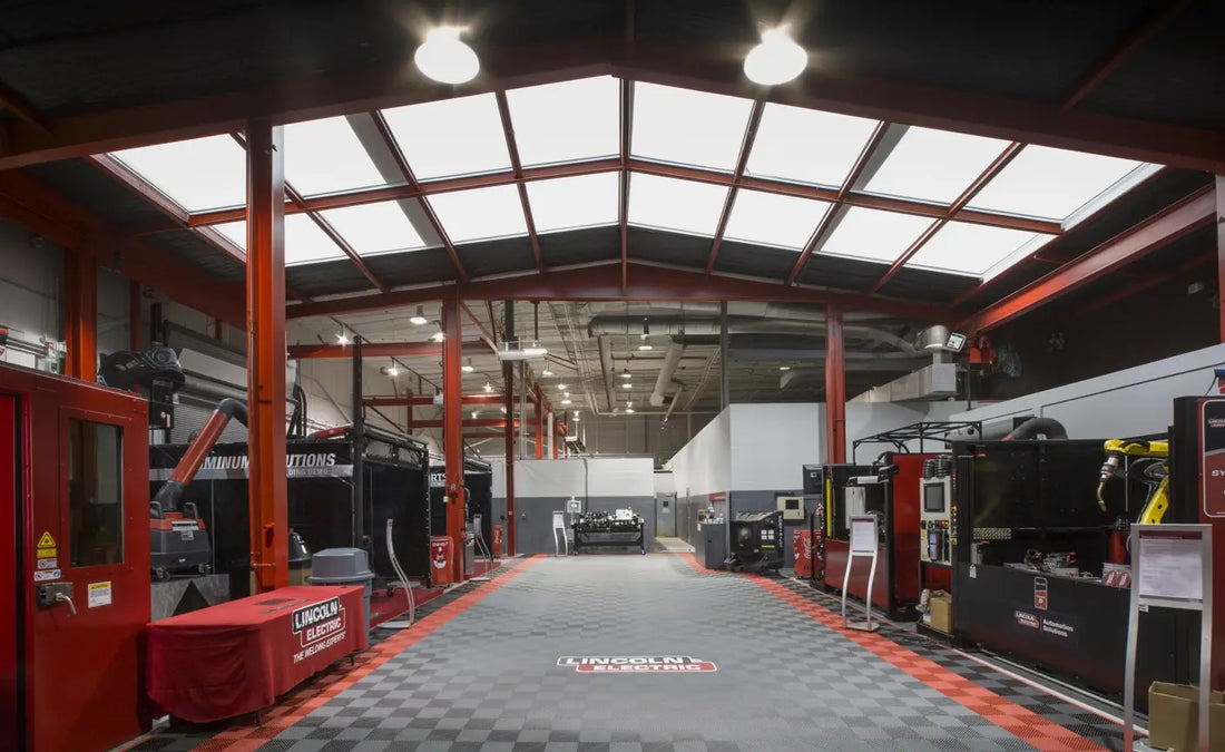 Swisstrax warehouse flooring
