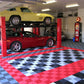 Garage with a Lift: Swisstrax Ribtrax (Racing Red, Pearl Silver, Jet Black)