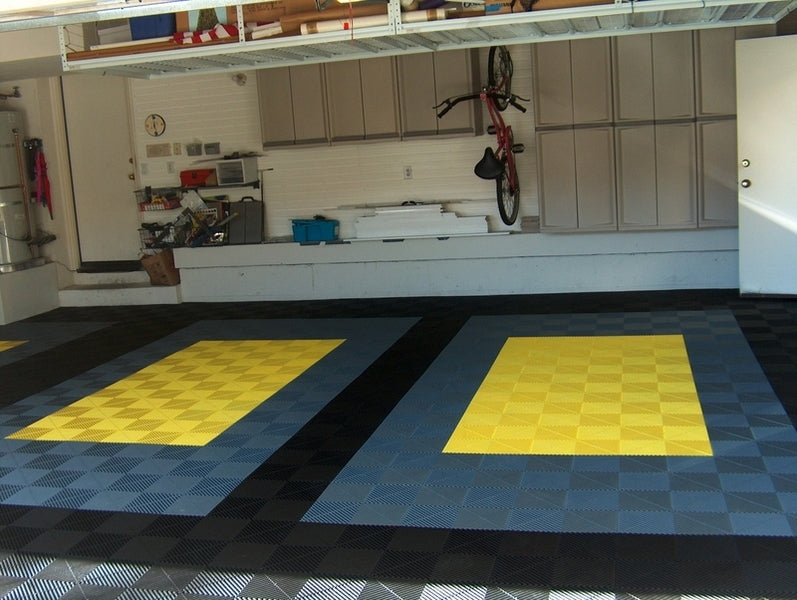 Modular Design Garage: Swisstrax Ribtrax (Citrus Yellow, Jet Black, Slate Grey)