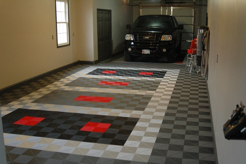 Modular Tri-Color Design Garage: Swisstrax Ribtrax