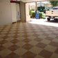 Southwest Checkerboard: Swisstrax Ribtrax (Mocha Java, Terra Cotta)