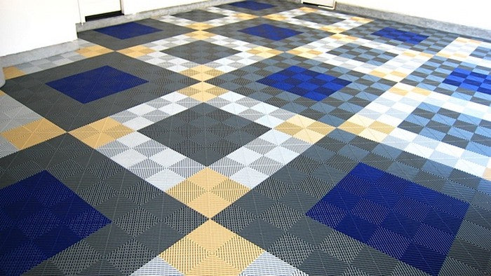 Boxed Garage: Swisstrax Ribtrax (Slate Grey, Terra Cotta, Arctic White,  Island Blue)