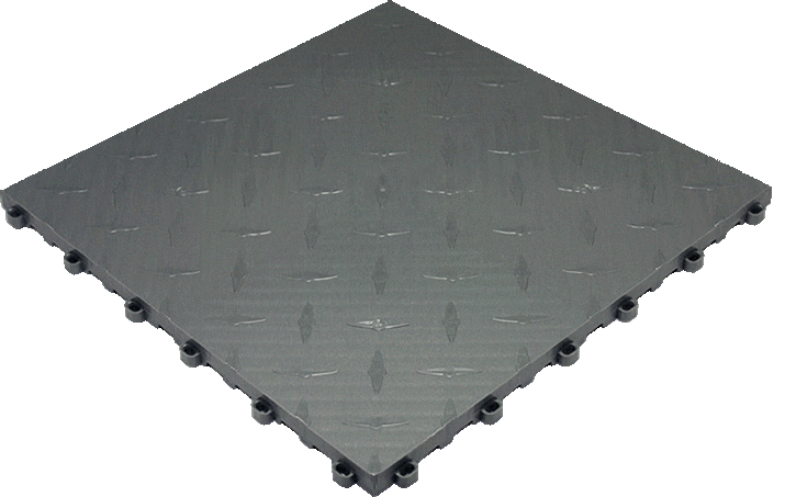 Swisstrax Diamondtrax Pro Slate Grey floor tile