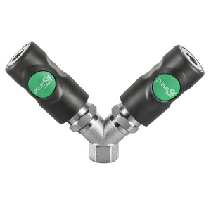 Prevost ESI - Parallel female thread twin coupler