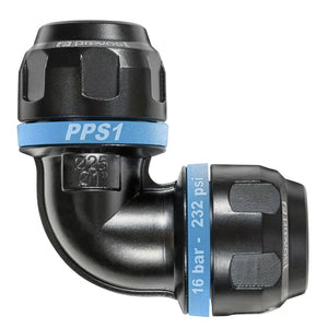 Prevost PPS1 9C - 90° Aluminium equal female elbow fitting for pipe