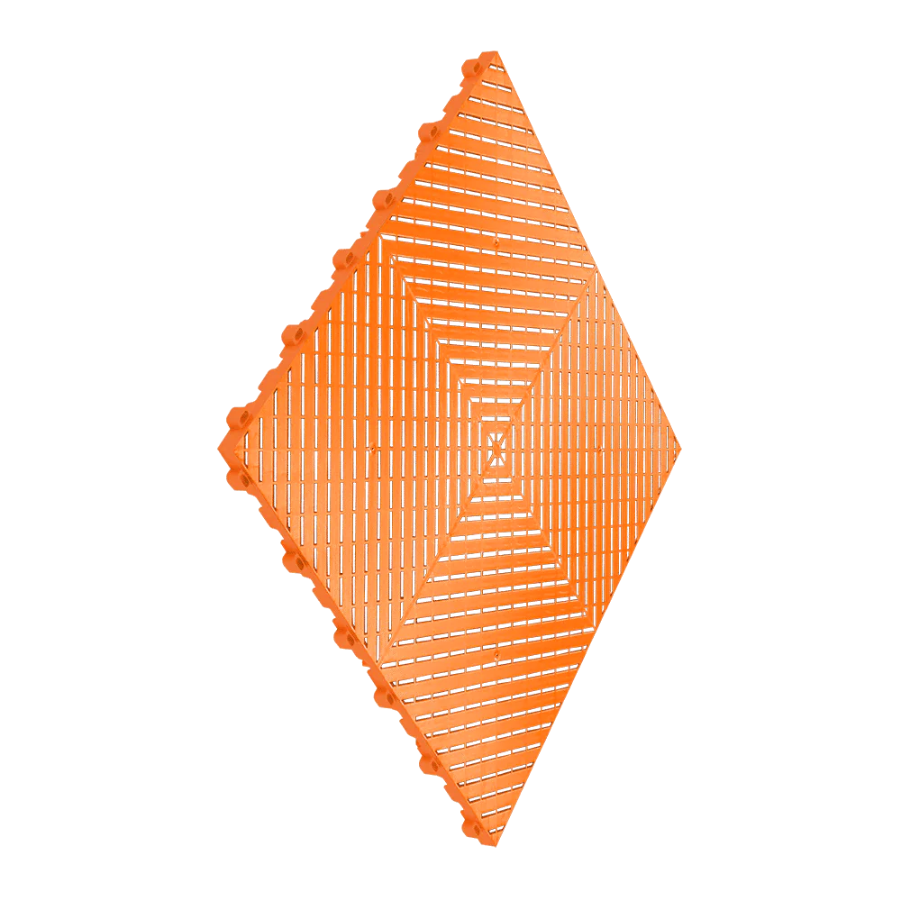 Swisstrax SmoothTrax Pro Tropical Orange floor tile