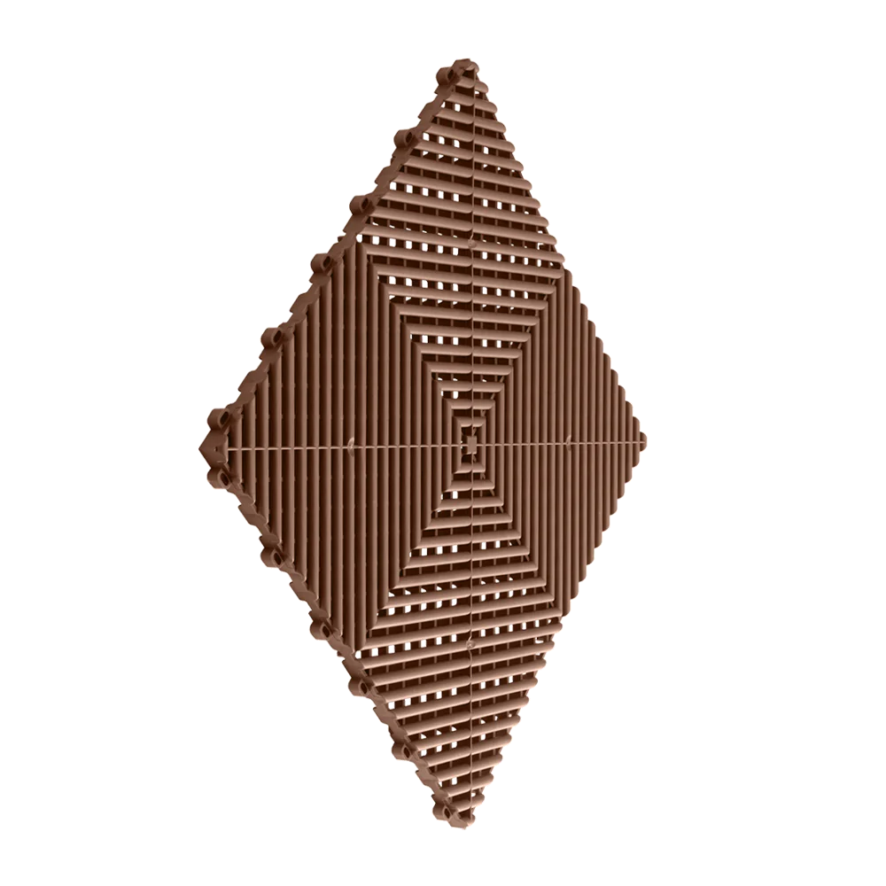 Swisstrax Ribtrax Pro Chocolate Brown floor tile 