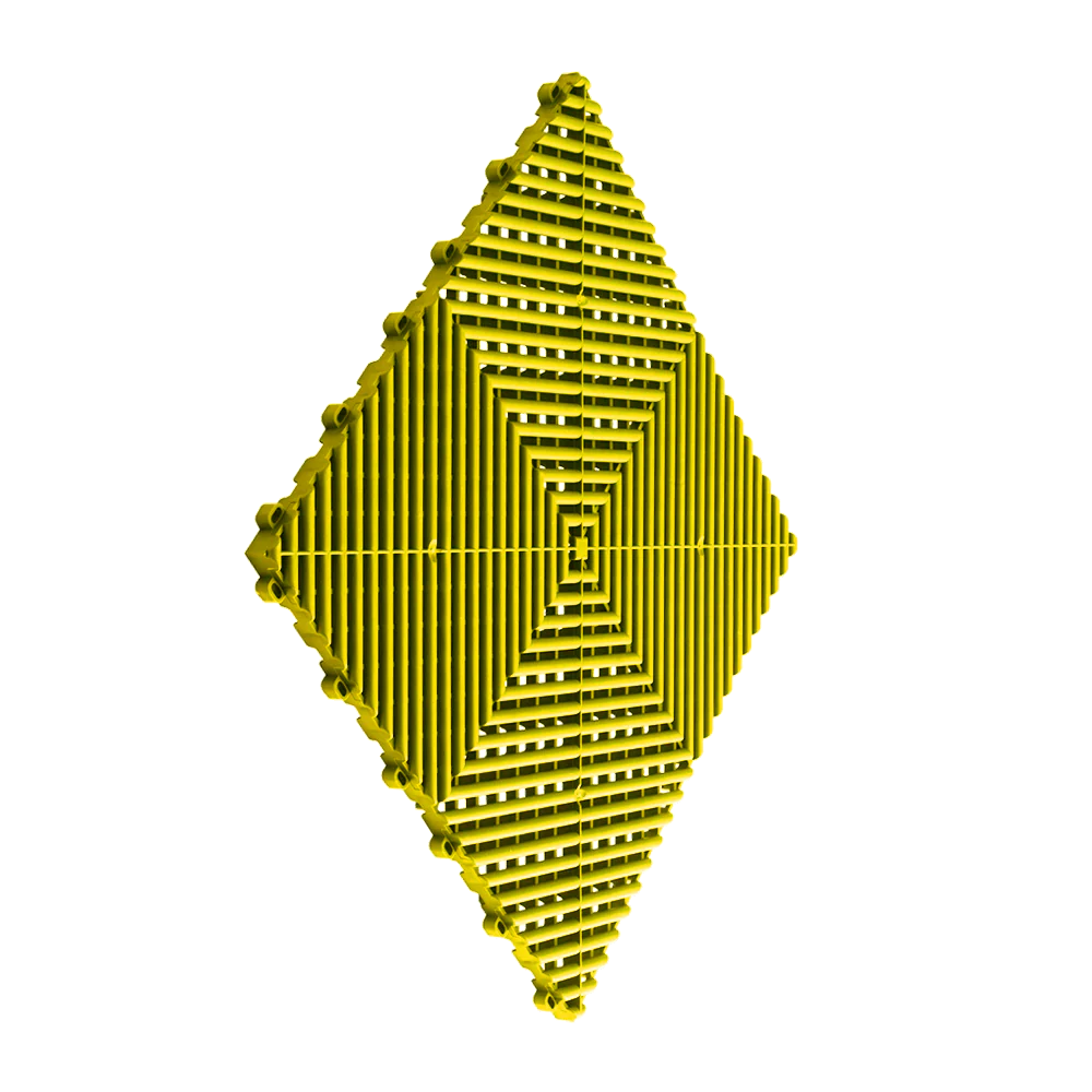 Swisstrax Ribtrax Pro Citrus Yellow floor tile 