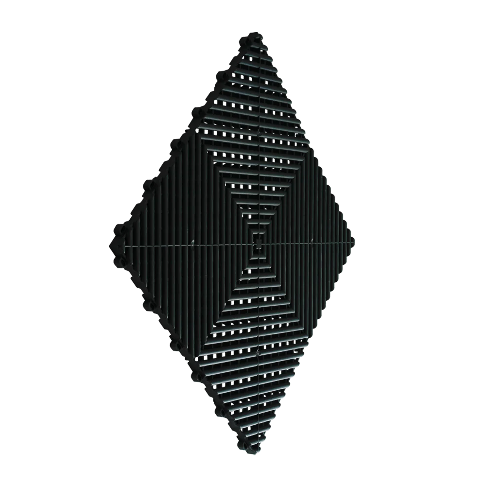 Swisstrax Ribtrax Pro Jet Black floor tile 