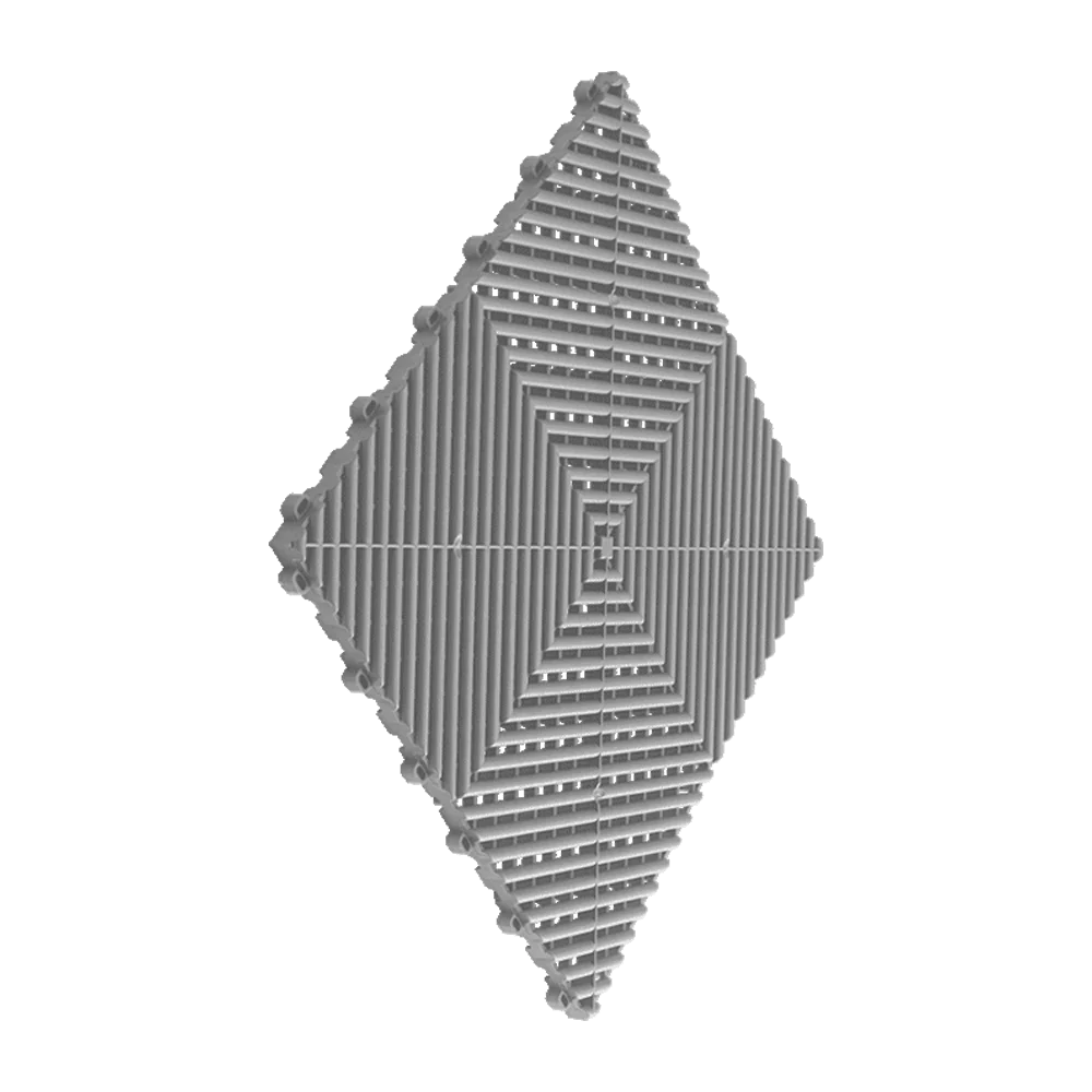 Swisstrax Ribtrax Pro Pearl Silver floor tile 