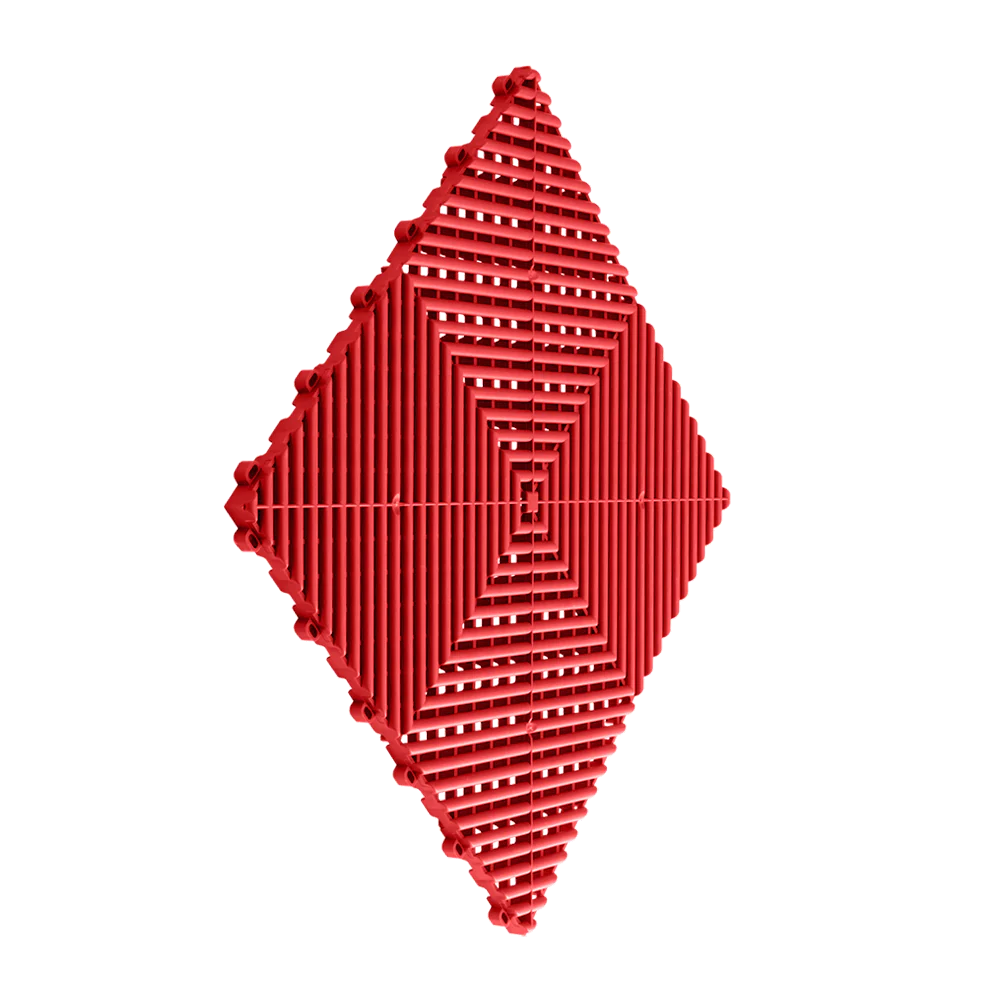 Swisstrax Ribtrax Pro Racing Red floor tile 