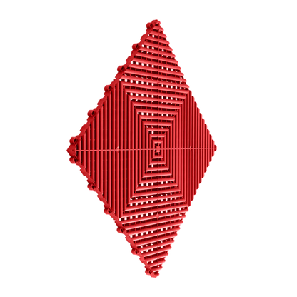 Swisstrax Ribtrax Pro Racing Red floor tile 